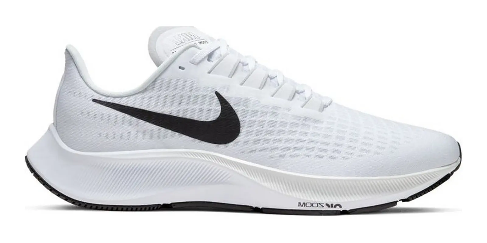Nike Air Zoom Pegasus 37 in White / Black / Platinum
