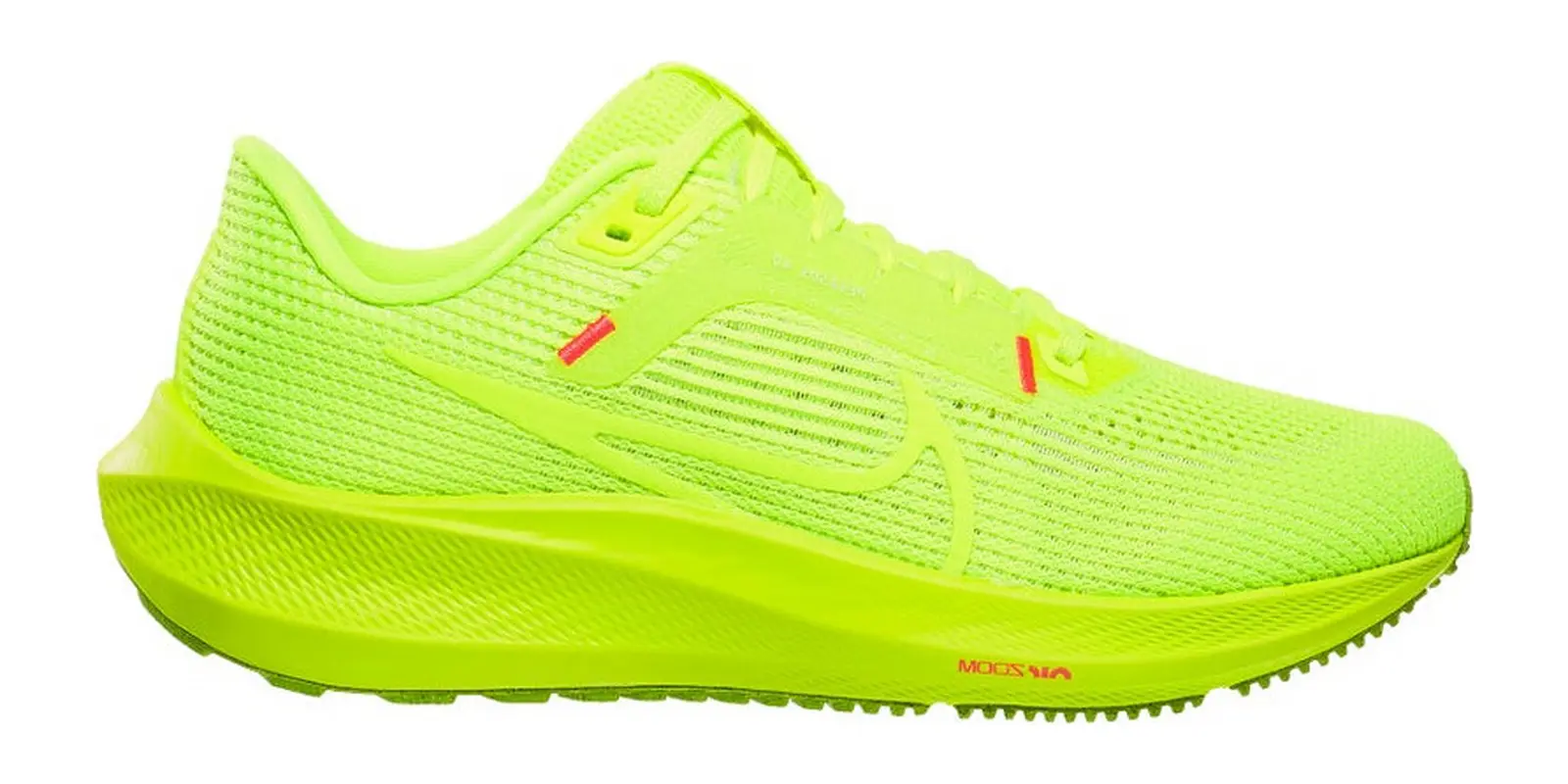 Nike Air Zoom Pegasus 40 in Volt / Crimson