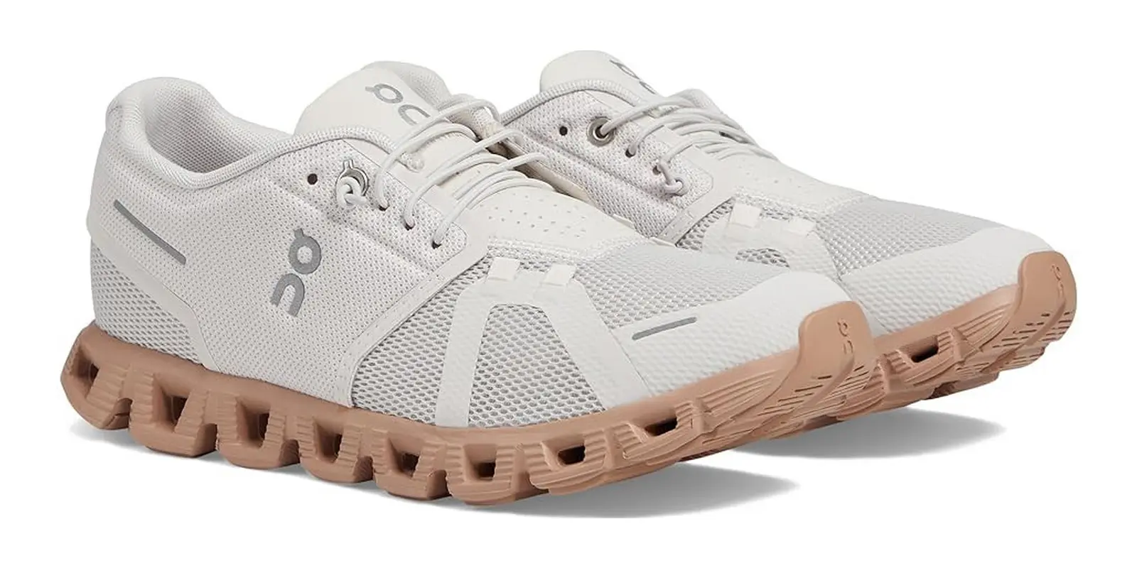 On Cloud 5 in Sand / Rose / Brown