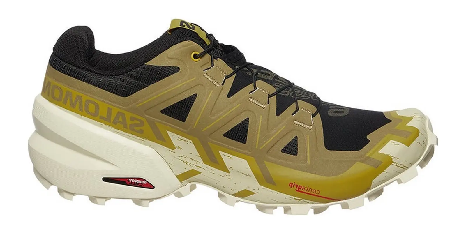 Salomon Speedcross 6 in Black / Green / Yellow