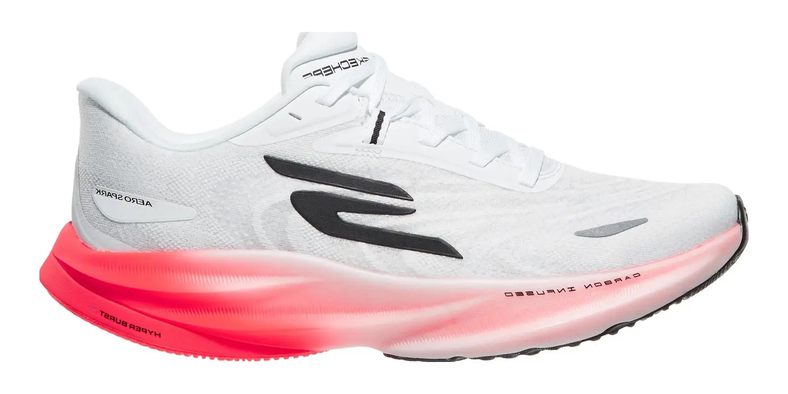Skechers Aero Spark in White / Coral