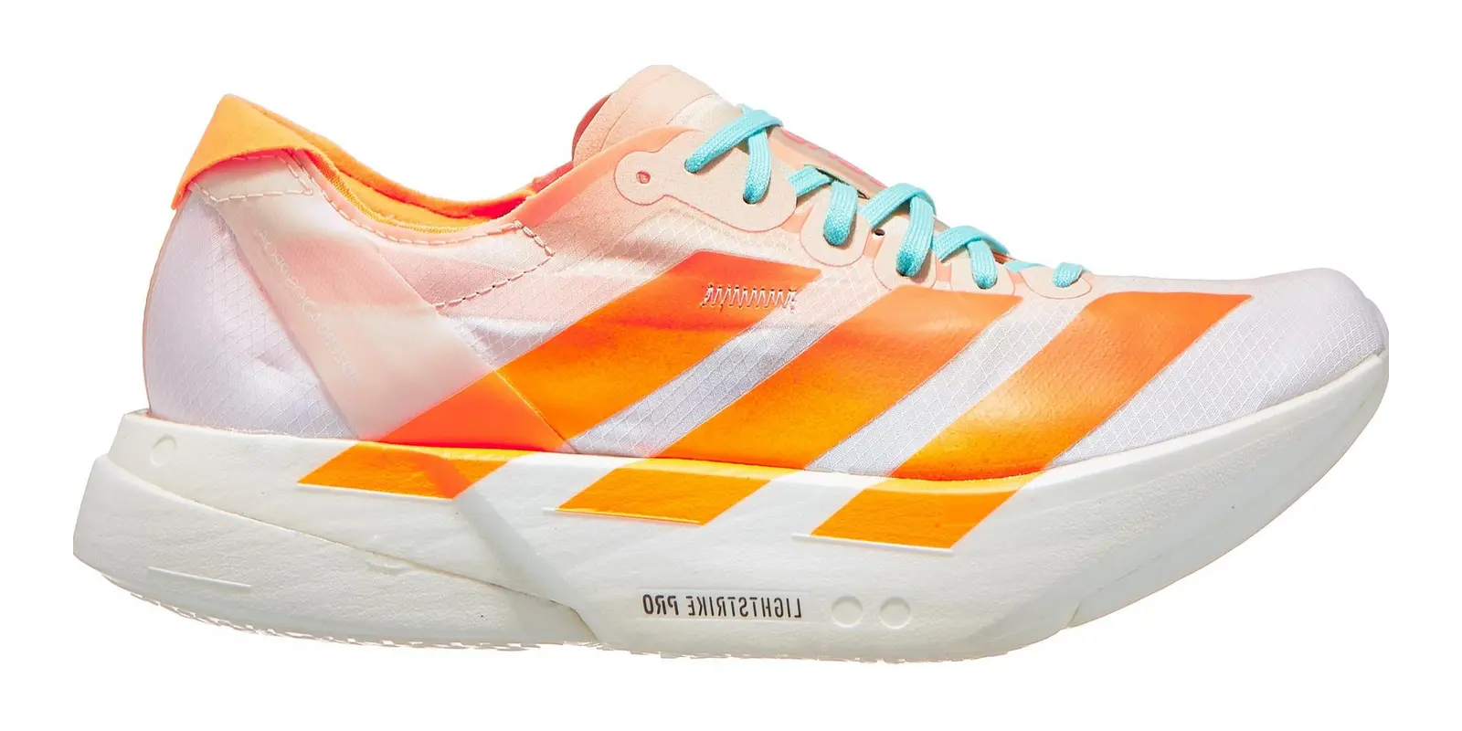 adidas adizero Adios Pro 4 in Sand / Orange / Aq