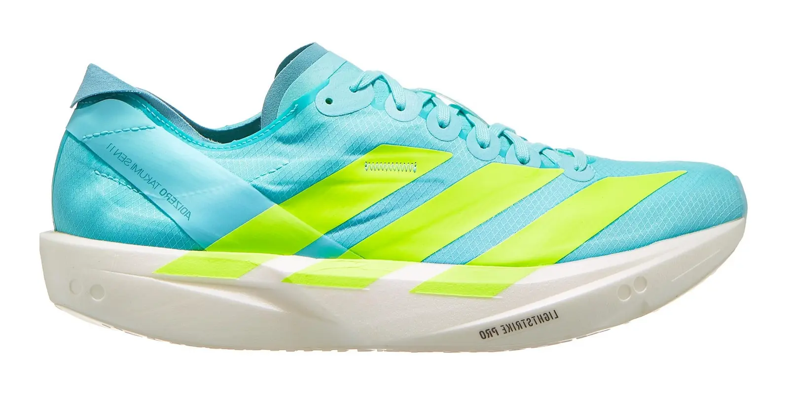 adidas adizero Takumi Sen 11 in White / Black / Red