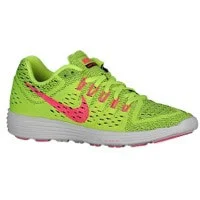 Nike LunarTempo in Volt / Black / White / Pink