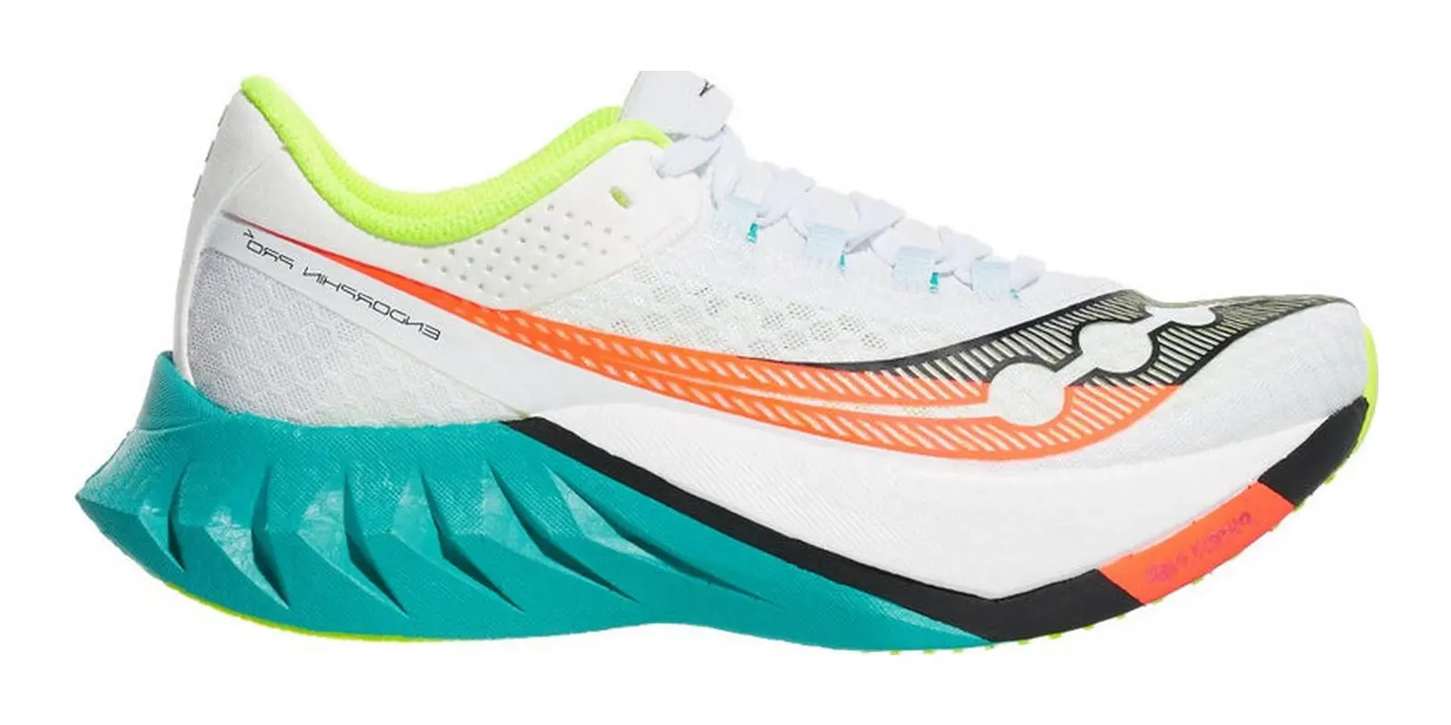 Saucony Endorphin Pro 4 in White / Mutant