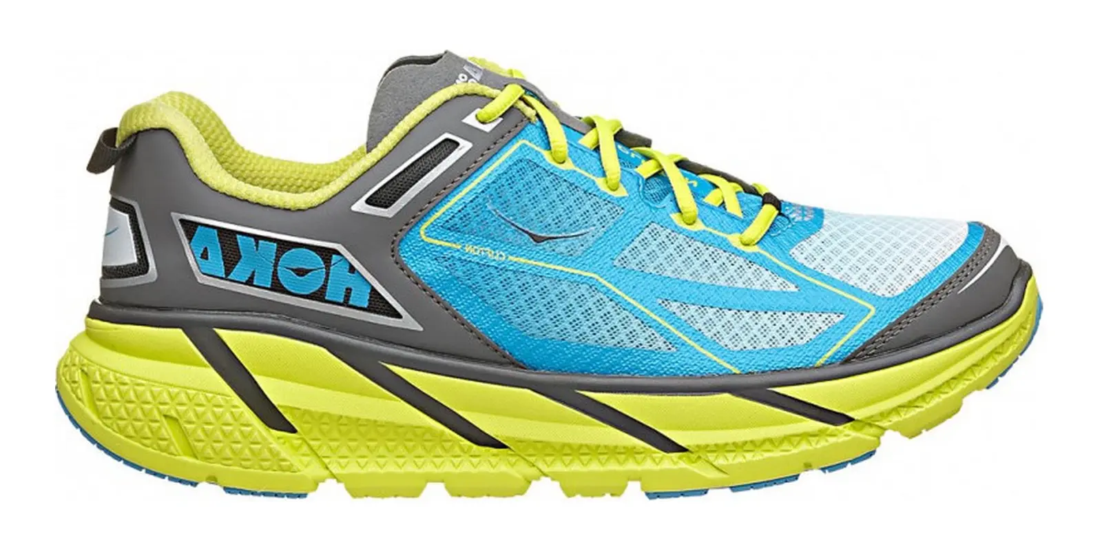 HOKA Clifton 1 in Citruscyangray