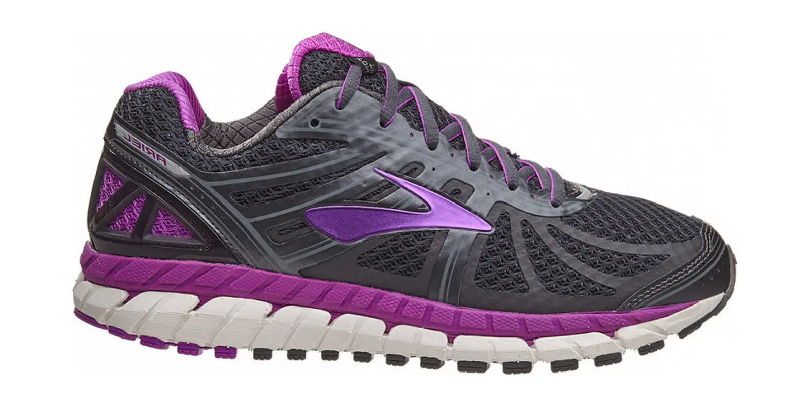 Brooks Ariel '16 in Anthracite / Purple / Grey