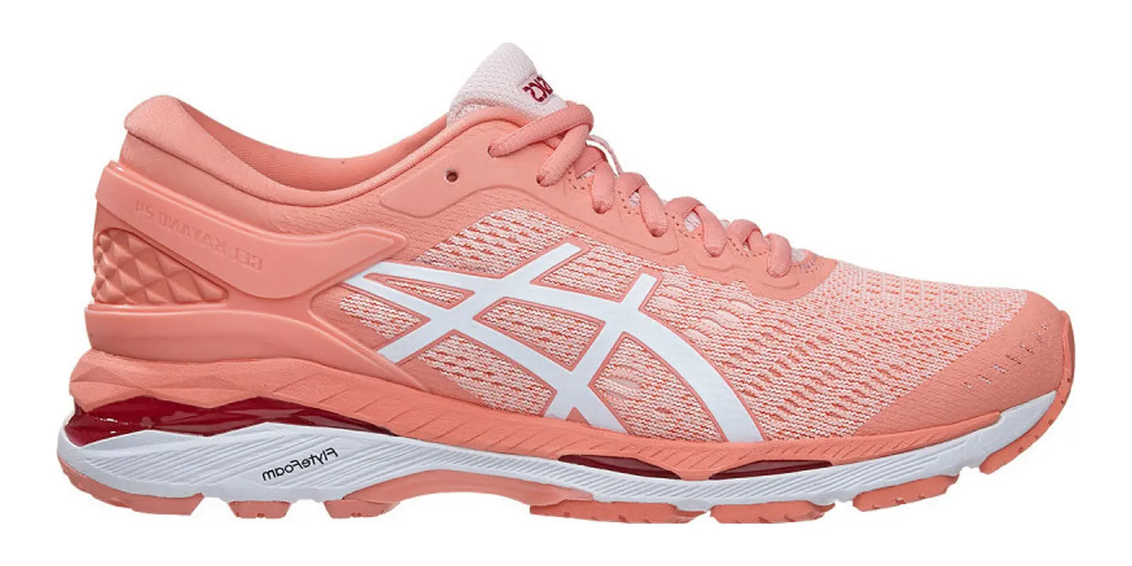 ASICS GEL-Kayano 24 in Pink / White