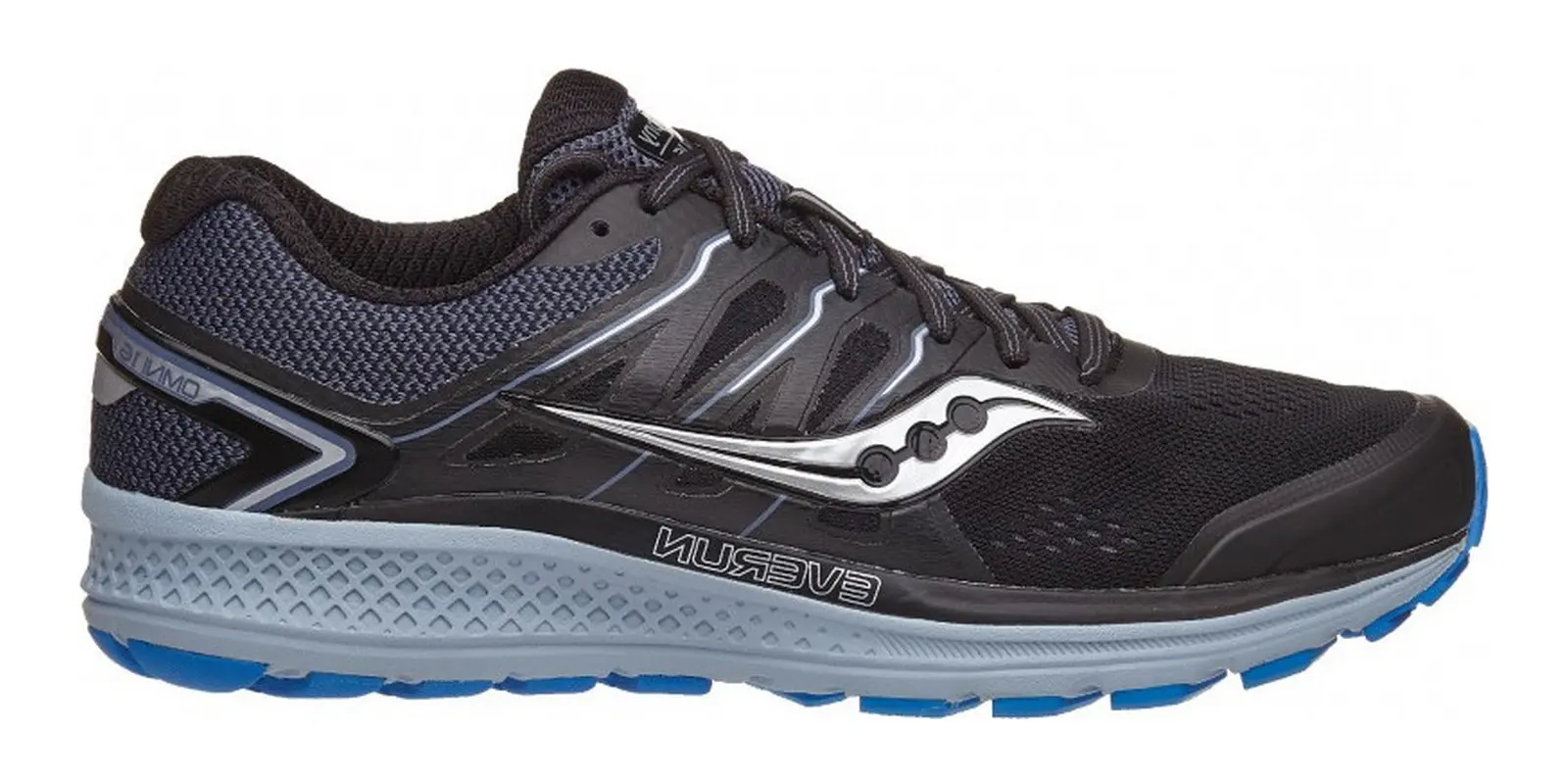 Saucony Omni 16 in Black / Grey / Blue