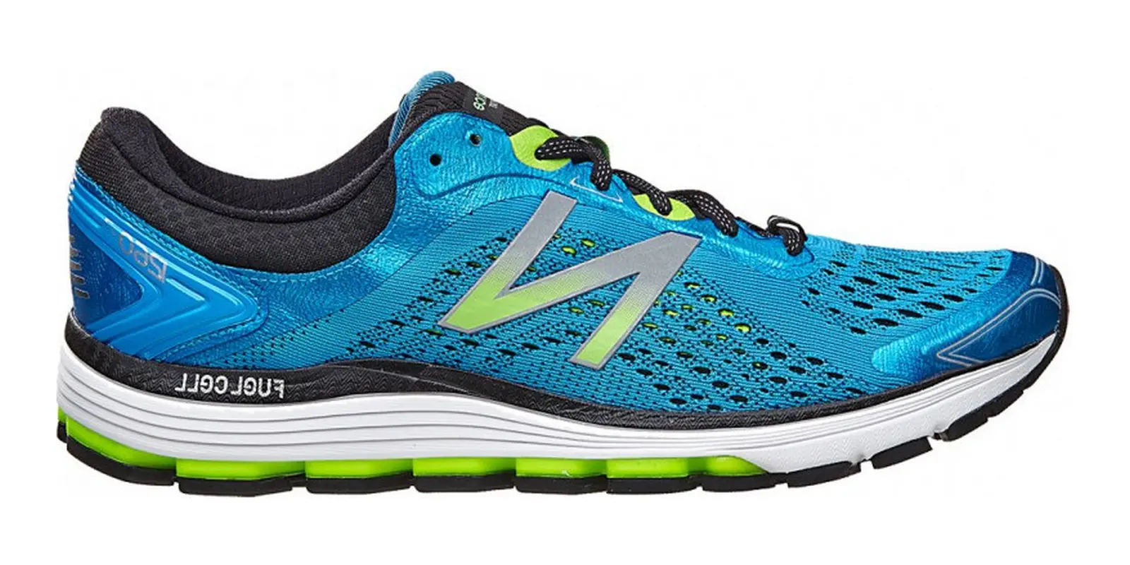New Balance 1260 v7 in Blue / Lime