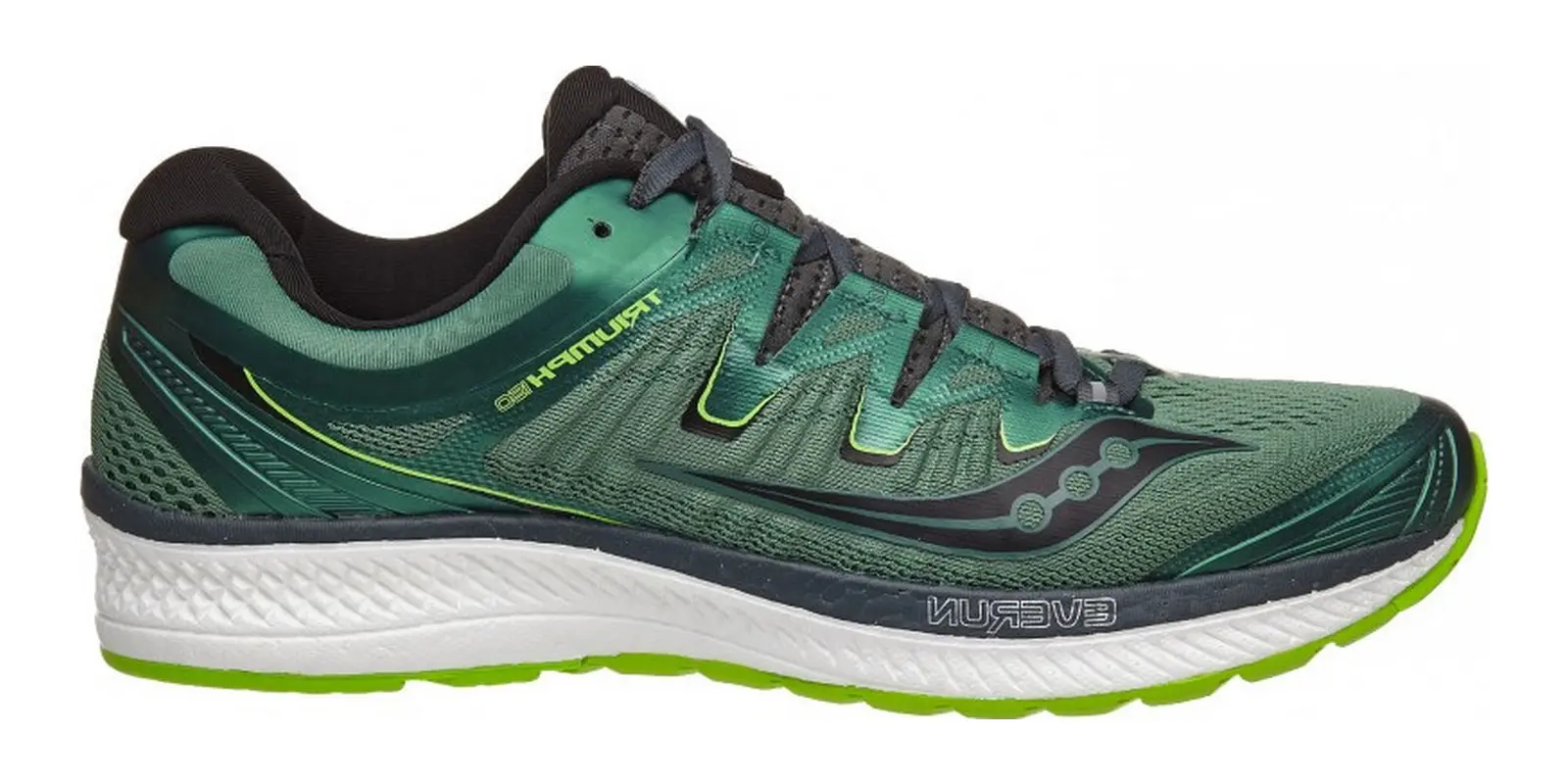 Saucony Triumph ISO 4 in Green / Black