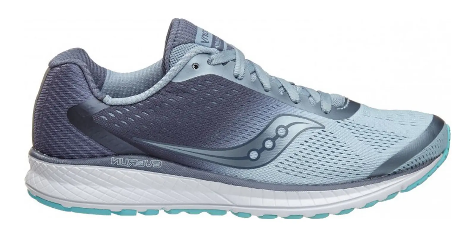 Saucony Breakthru 4 in Fog / Grey / Blue