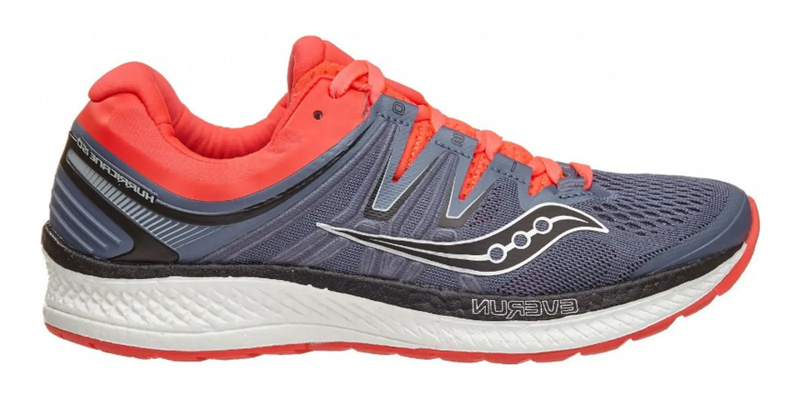 Saucony Hurricane ISO 4 in Grey / Black / Red