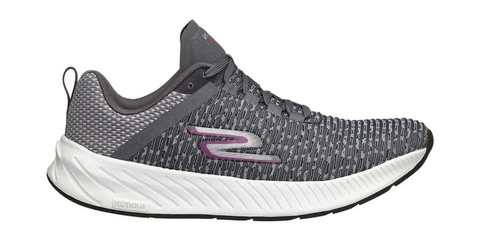 Skechers GOrun Forza 3 in Charcoal / Pink