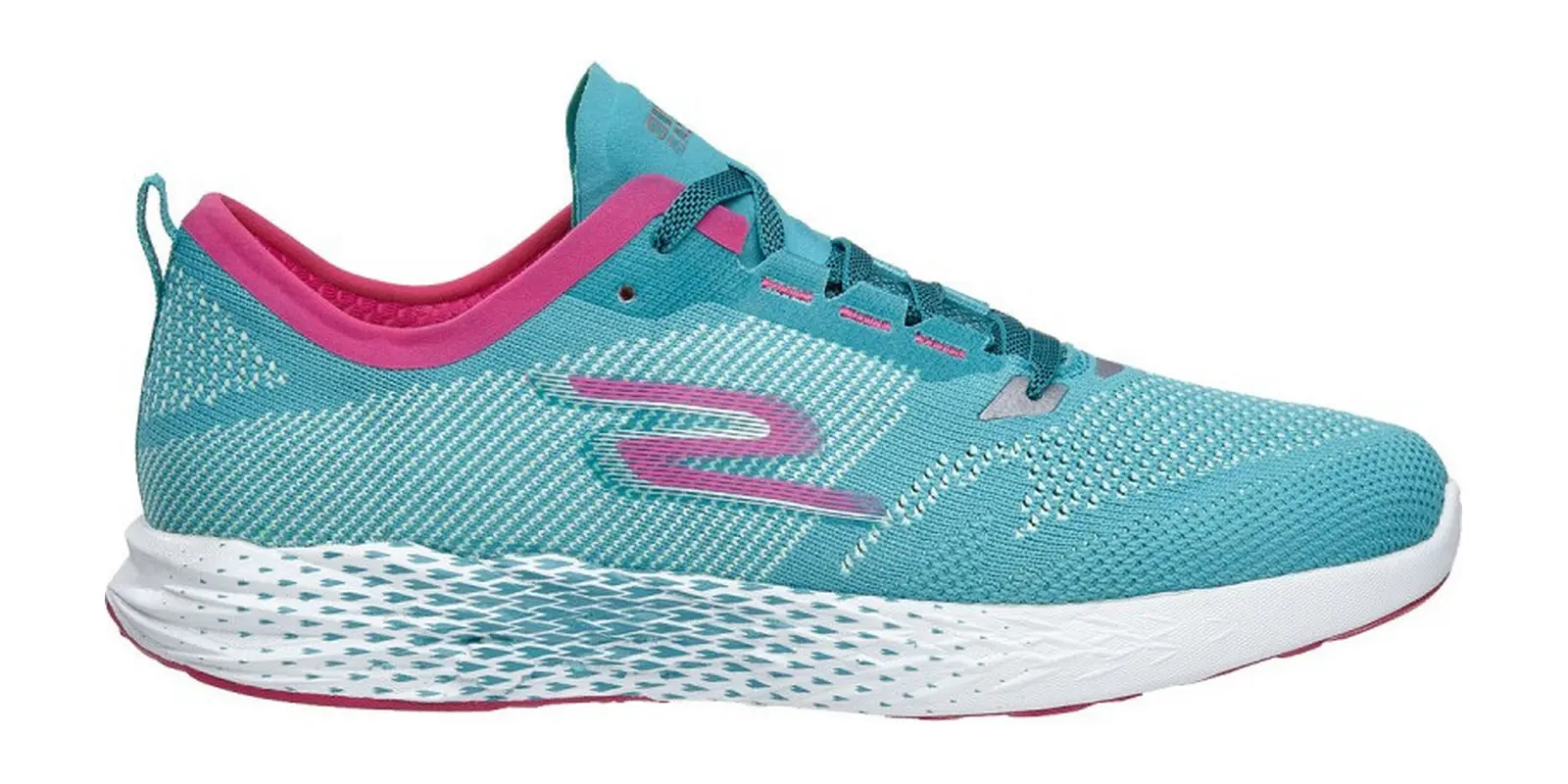 Skechers GOmeb Razor 2 in Turquoise / Pink