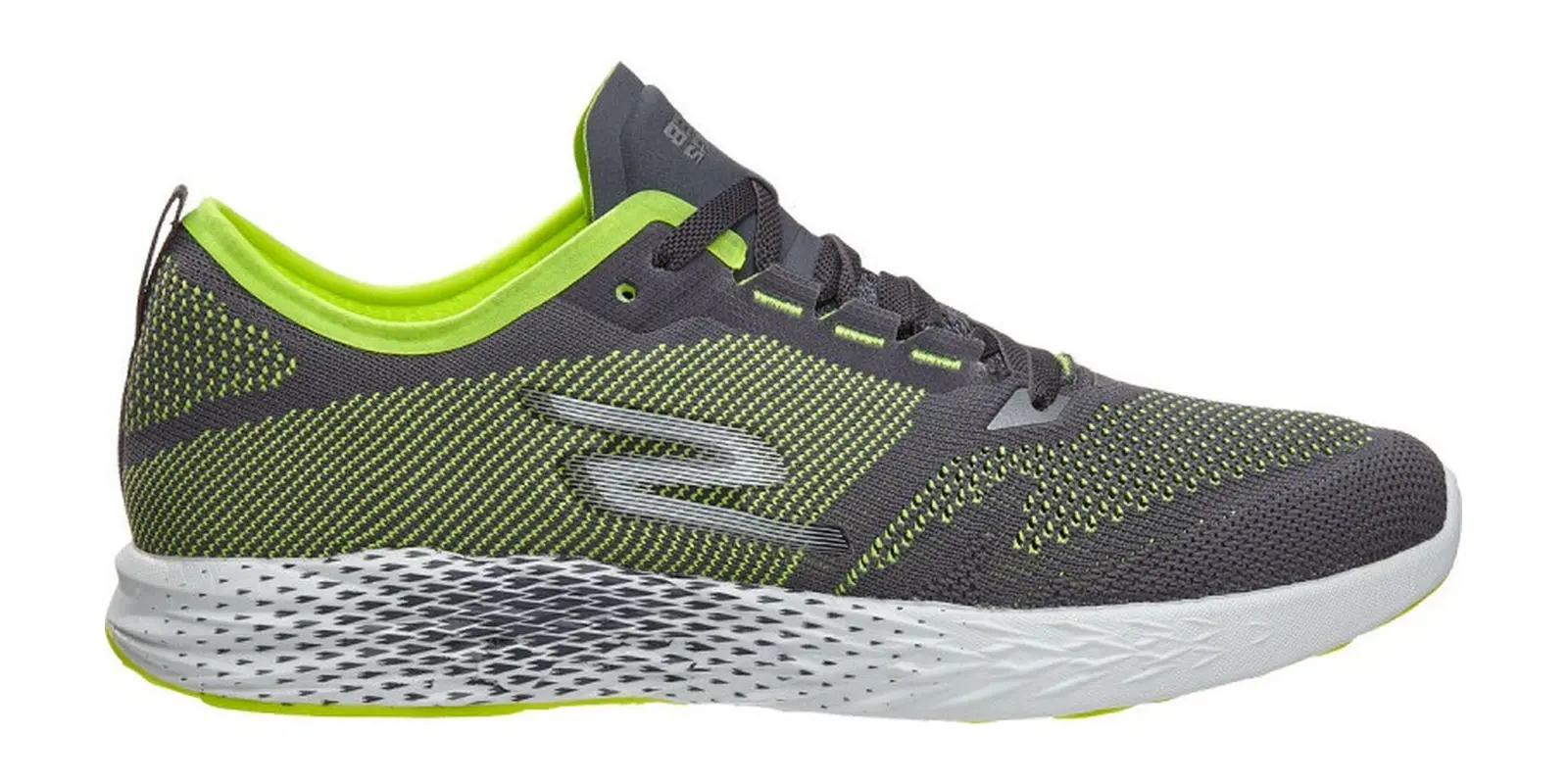 Skechers GOmeb Razor 2 in Charcoal / Lime