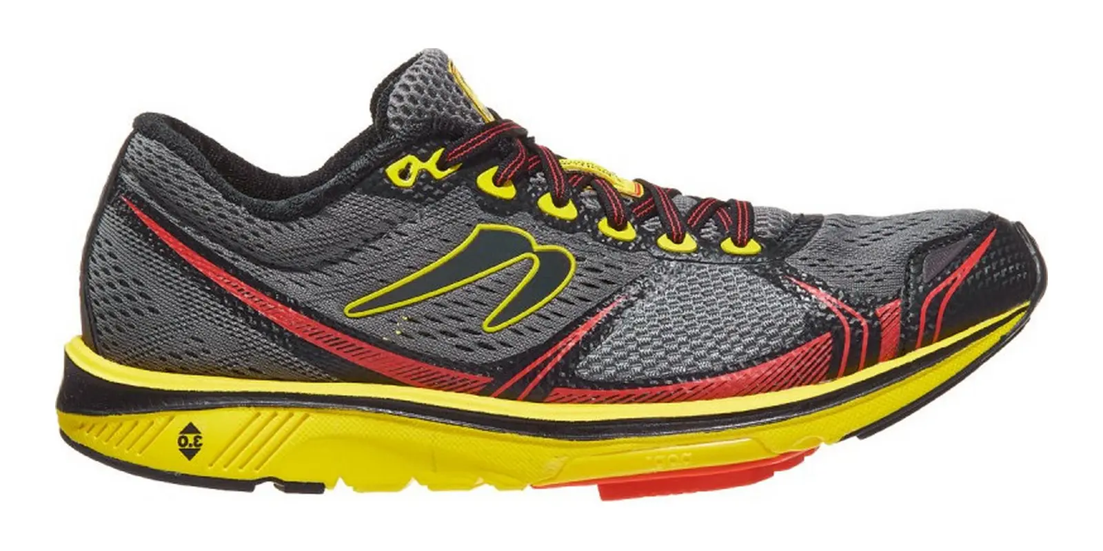 Newton Motion 7 in Charcoal / Yellow