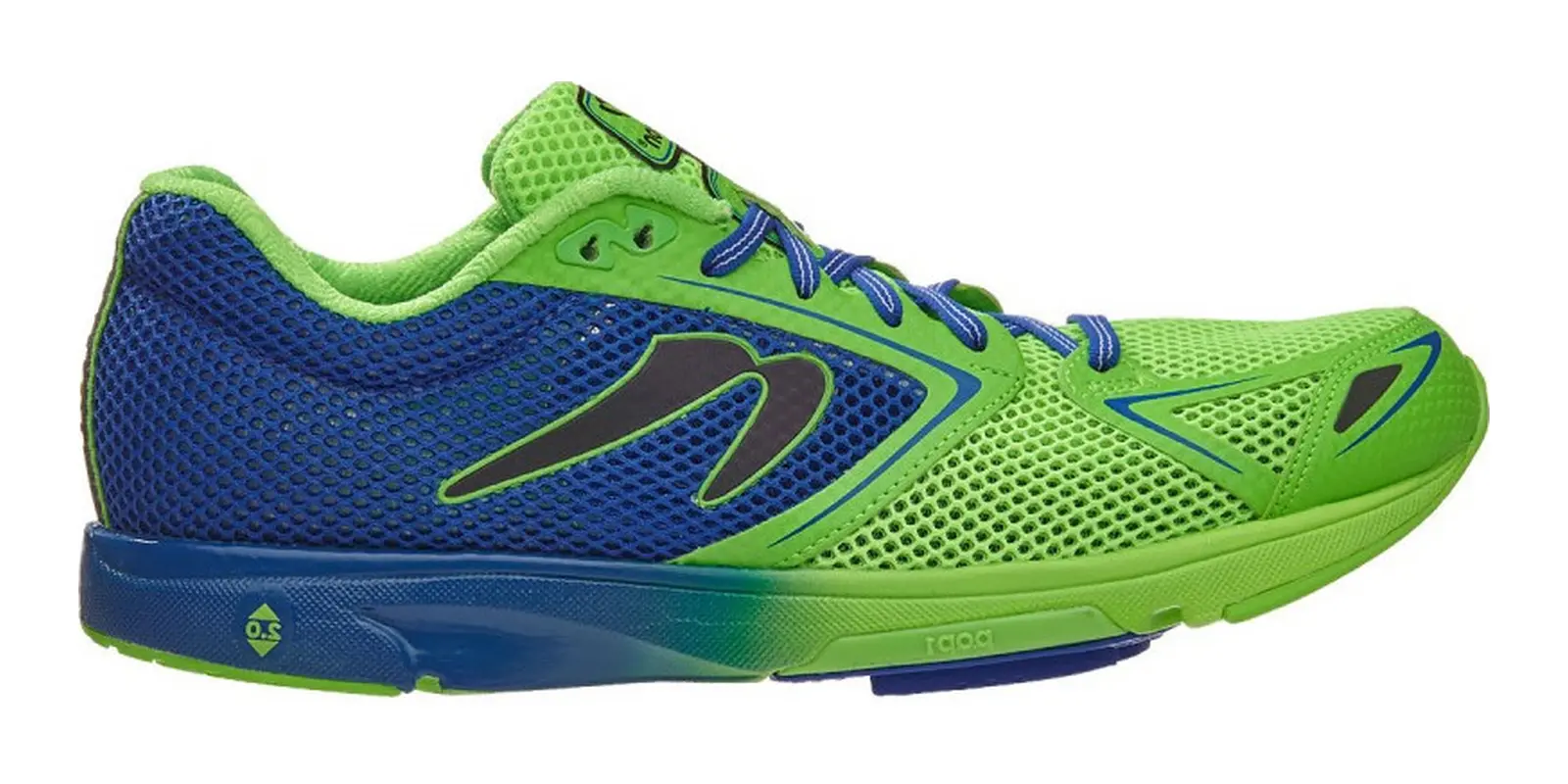 Newton Distance 7 in Blue / Lime