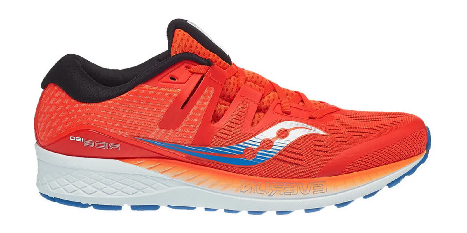 Saucony Ride ISO in Orange / Blue