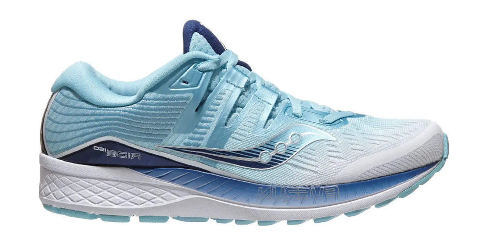 Saucony Ride ISO in White / Blue