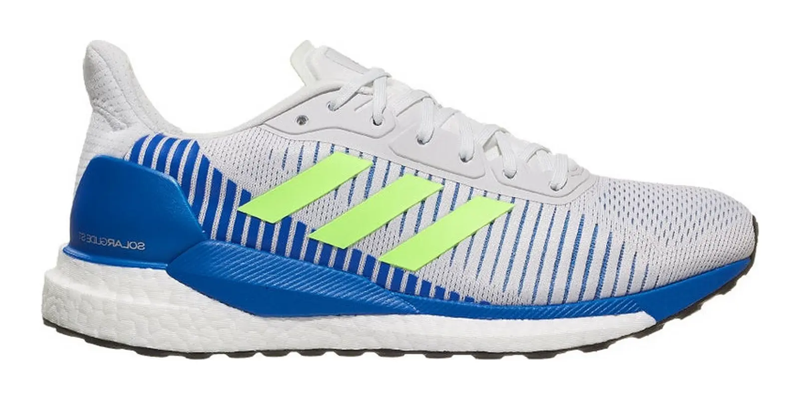 adidas Solar Glide ST in White / Green / Blue