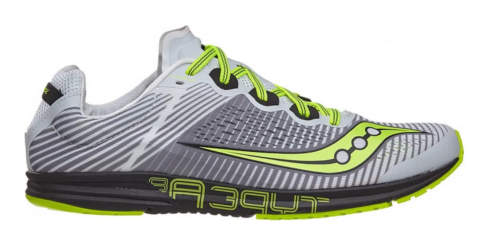 Saucony Type A 8 in White / Black / Citron