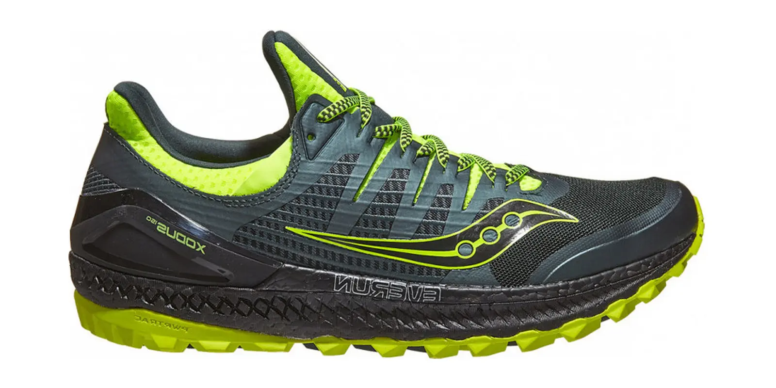 Saucony Xodus ISO 3 in Green / Citron
