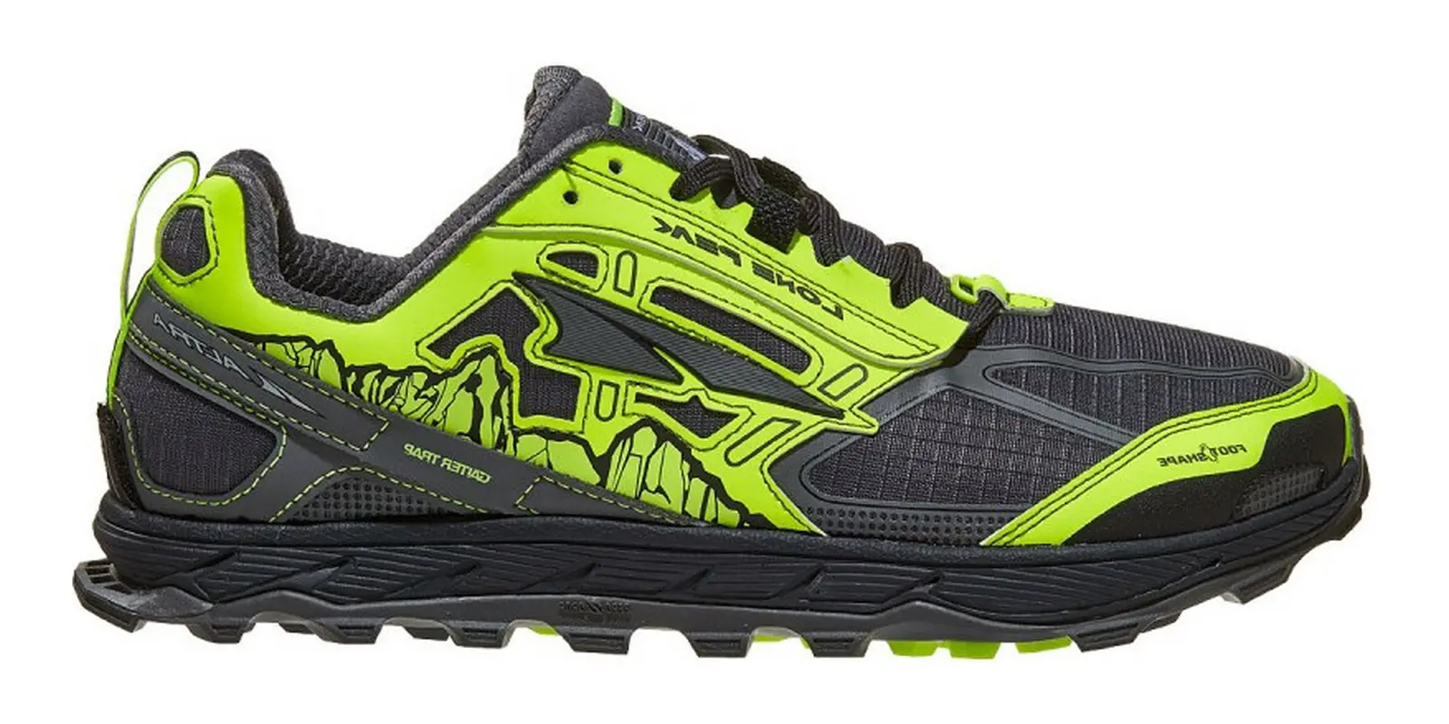 Altra Lone Peak 4.0 in Grey / Yellow