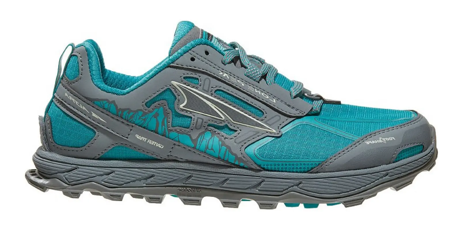 Altra Lone Peak 4.0 in Teal / Grey