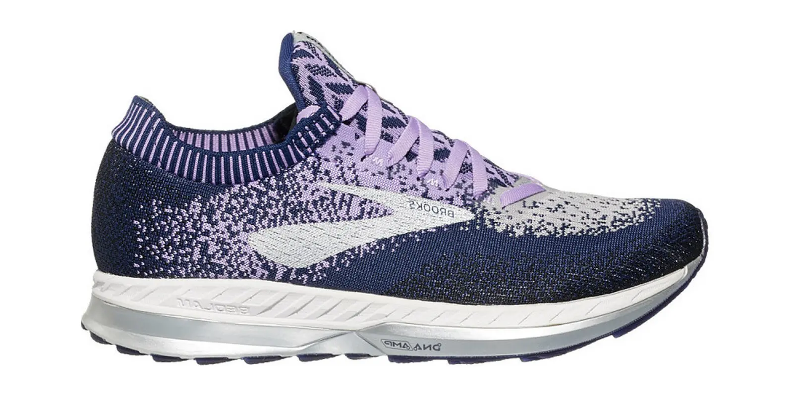 Brooks Bedlam in Purple / Navy / Grey