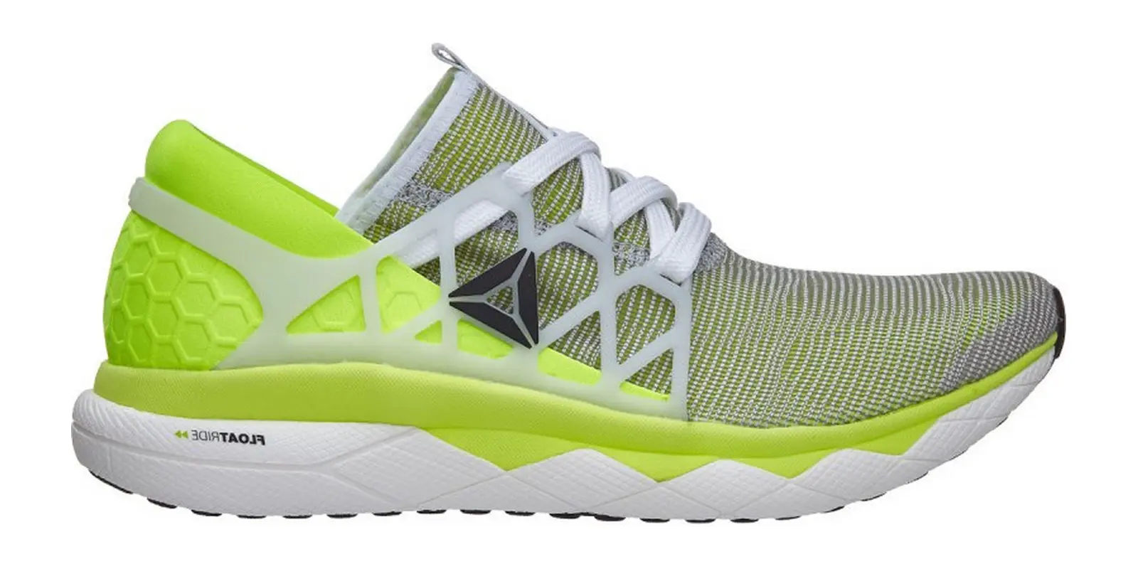 Reebok Floatride Run Flexweave in White / Yellow