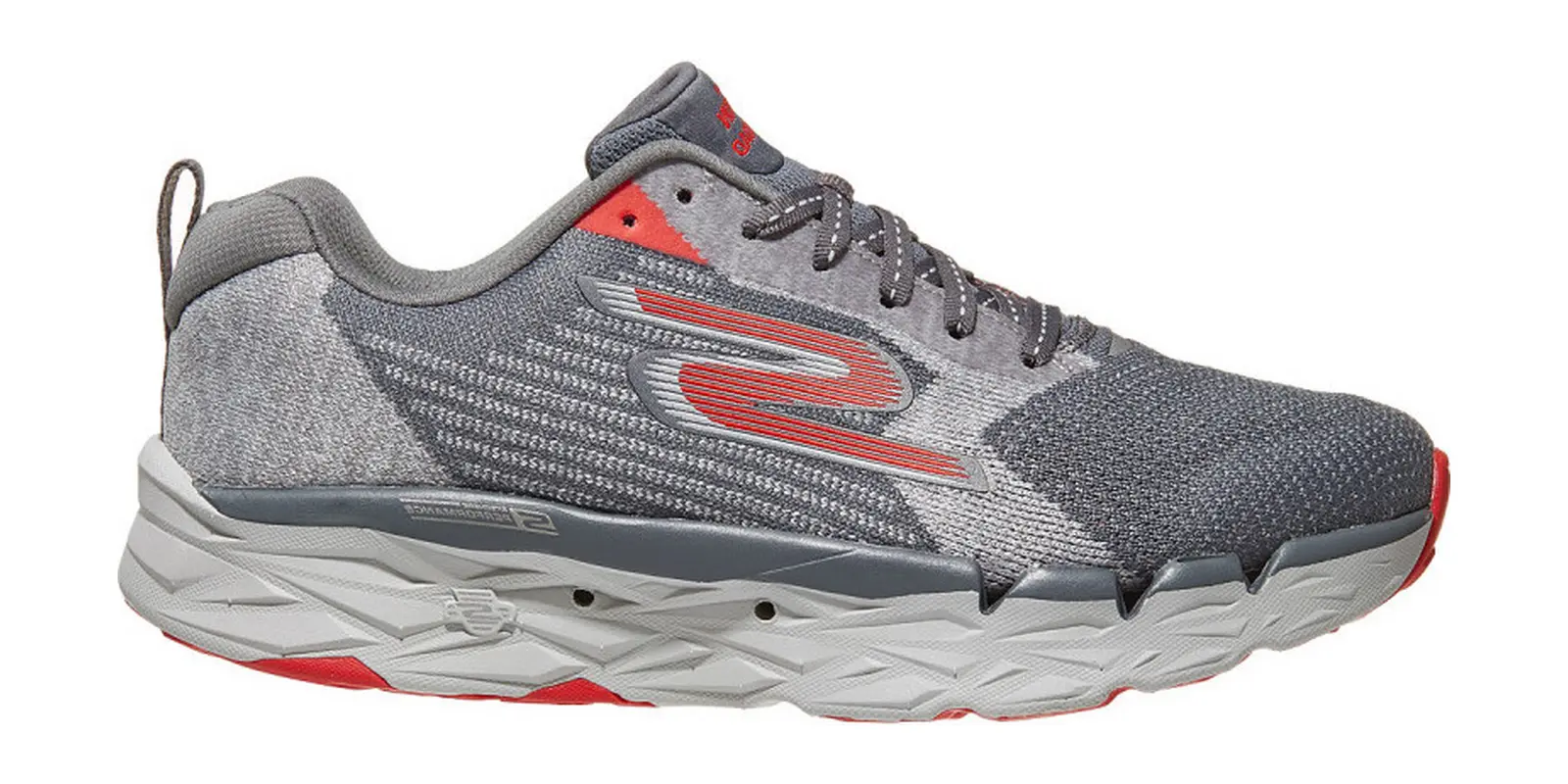 Skechers GOrun Maxroad 3 Ultra in Charcoal / Red