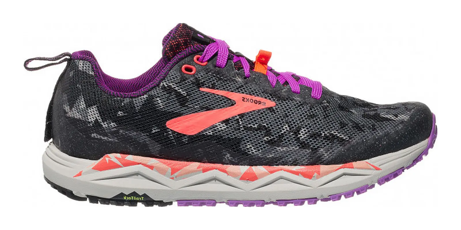 Brooks Caldera 3 in Black / Purple / Coral