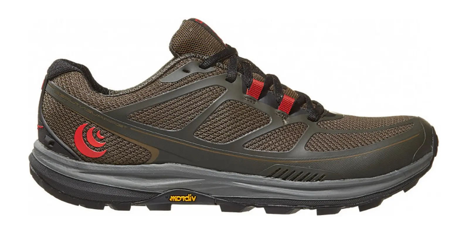 Topo Athletic Terraventure 2 in Olive / Red