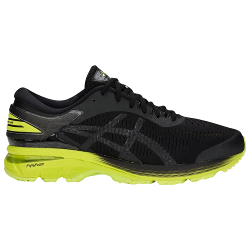 ASICS GEL-Kayano 25 in Black / Neon
