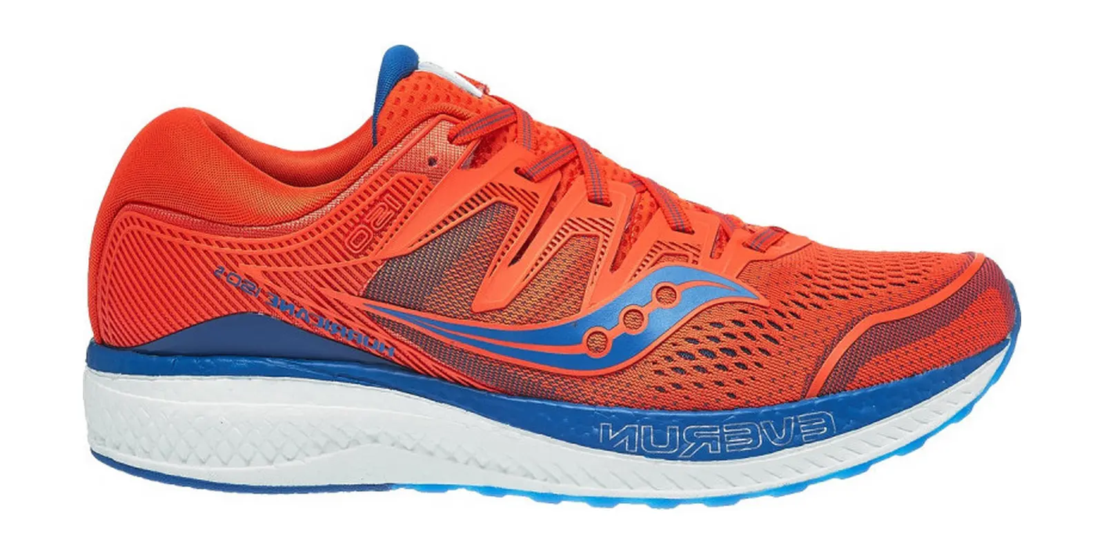 Saucony Hurricane ISO 5 in Navy / Citron