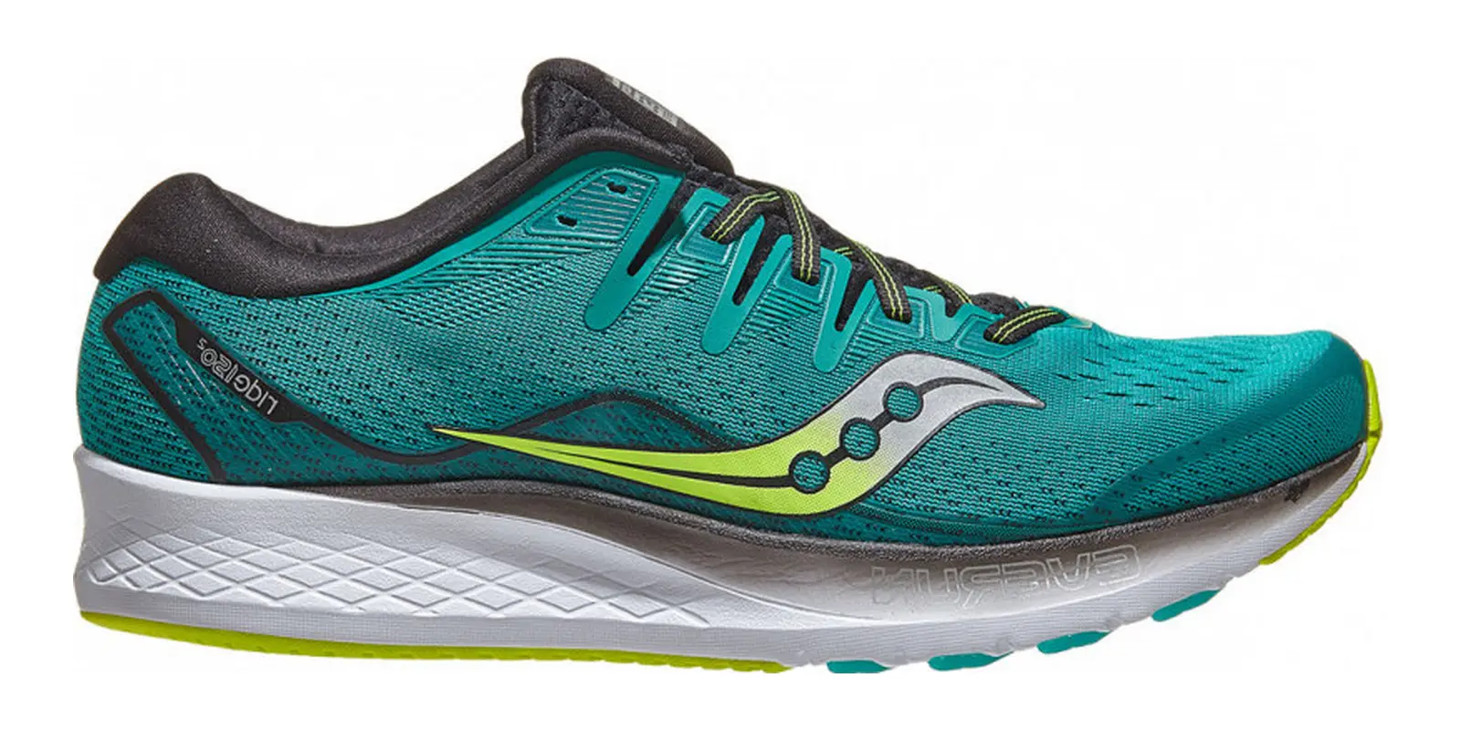 Saucony Ride ISO 2 in Teal / Black