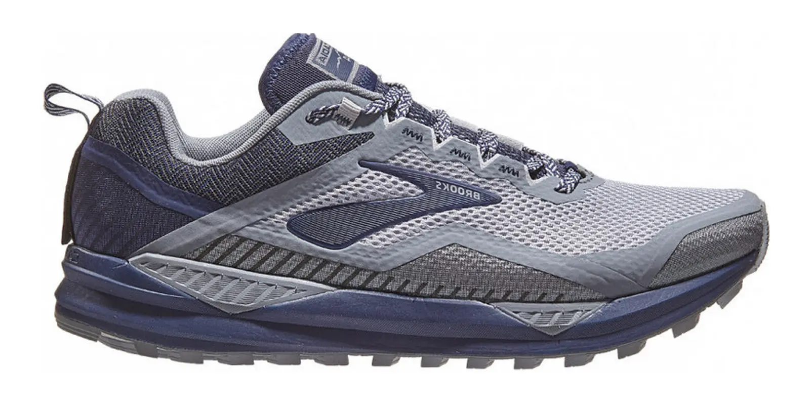Brooks Cascadia 14 in Grey / Navy