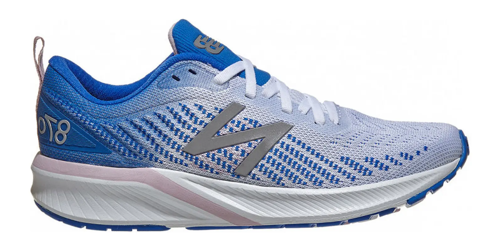 New Balance 870 v5 in Black / White / Pink