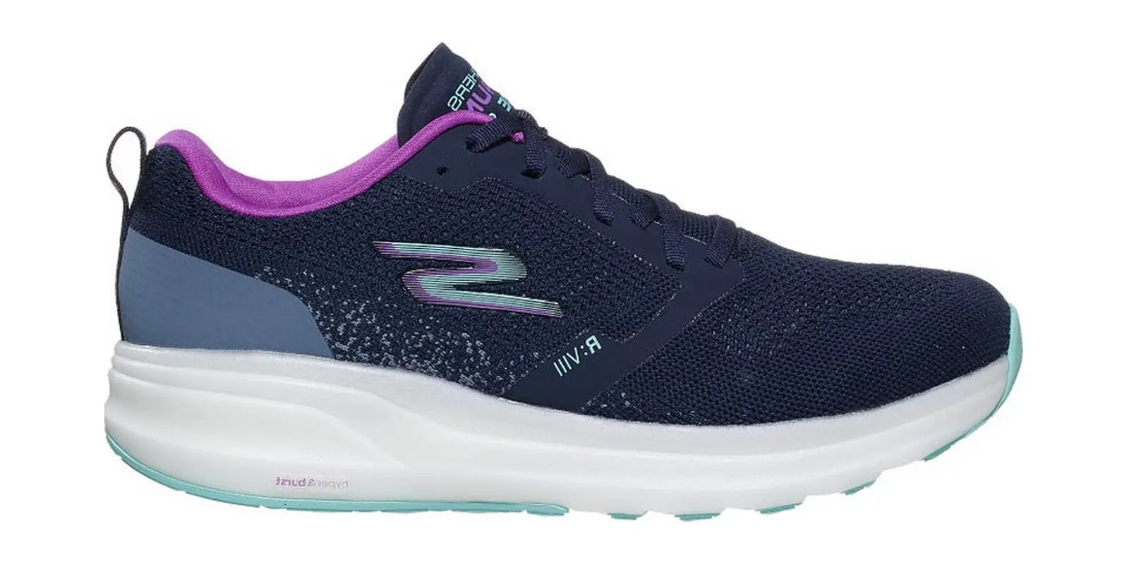 Skechers GOrun Ride 8 Hyper in Navy / Mint
