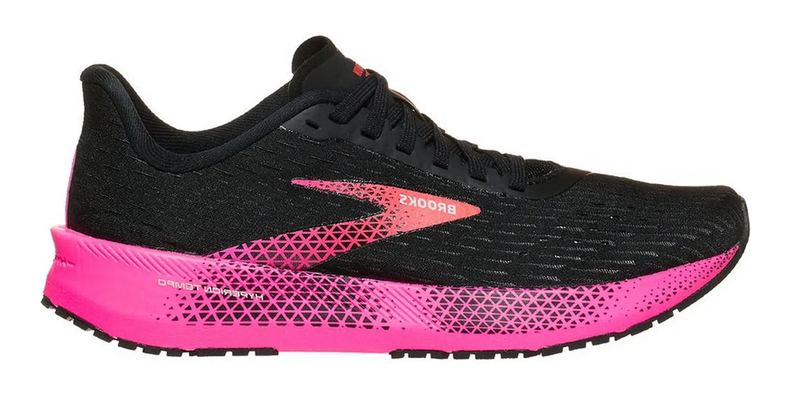 Brooks Hyperion Tempo in Black / Pink / Coral