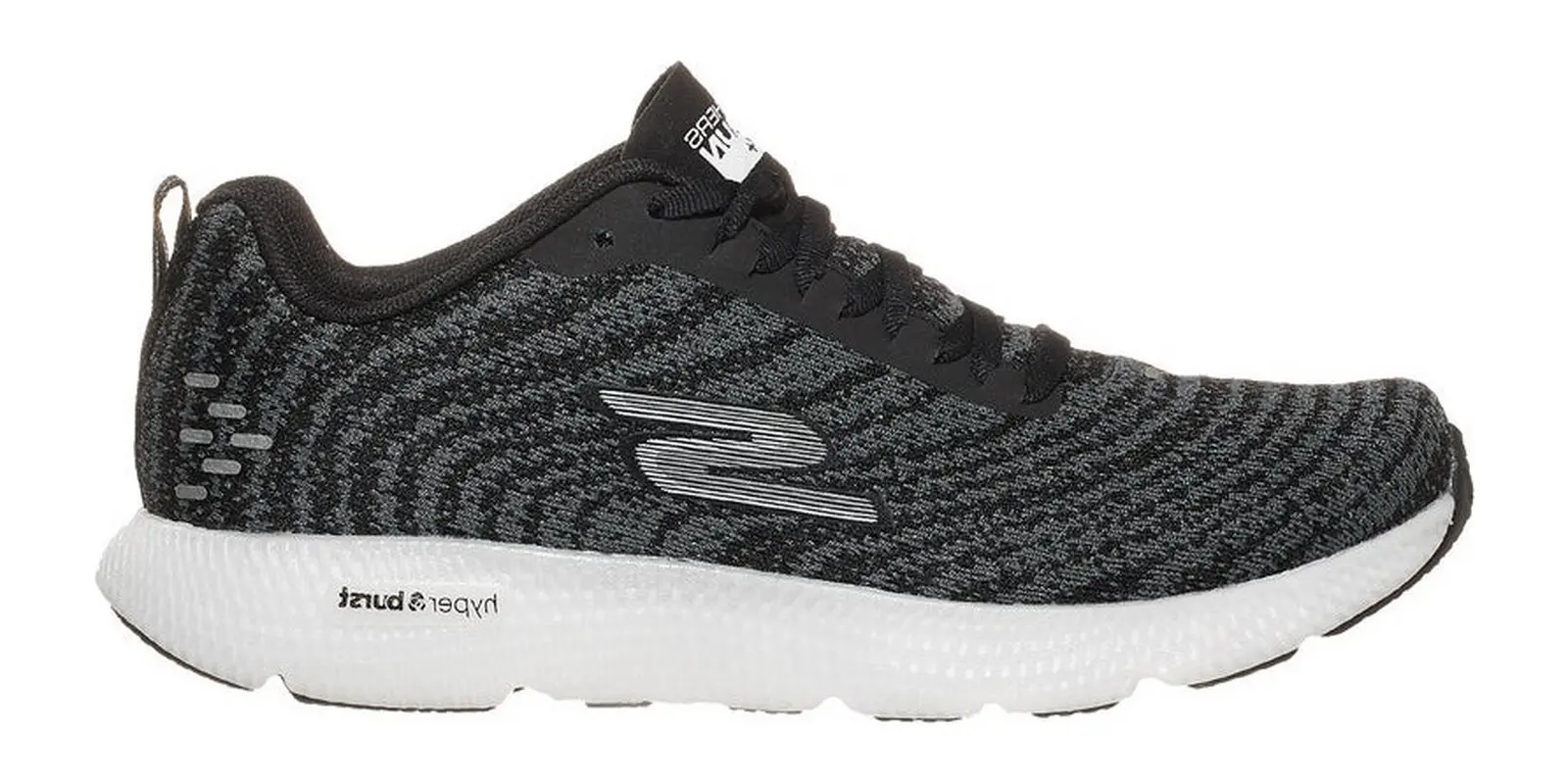 Skechers GOrun 7+ in Black / White