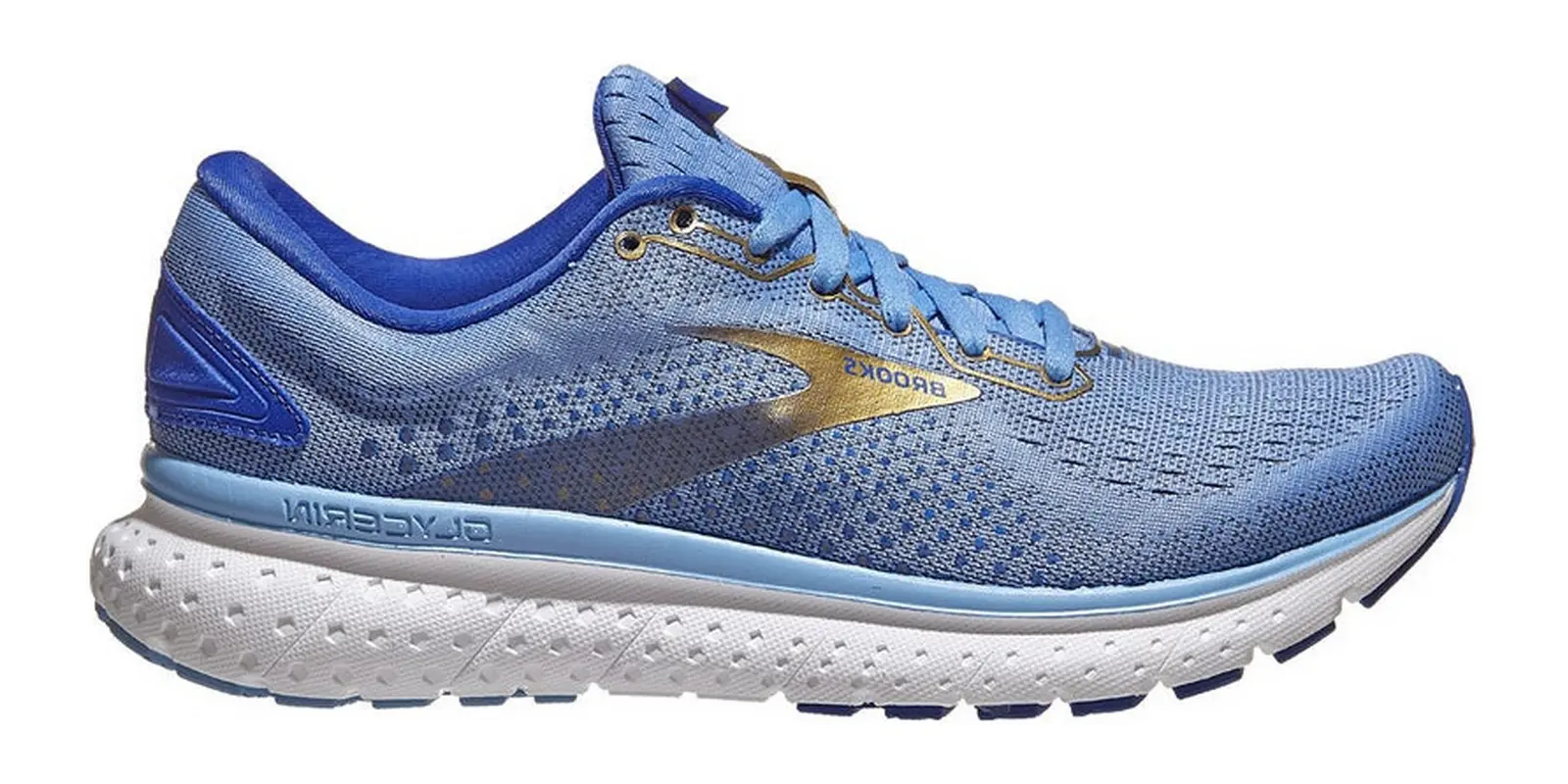 Brooks Glycerin 18 in Cornflowerbluegold