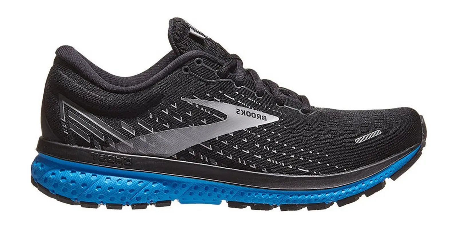 Brooks Ghost 13 in Black / Grey / Blue