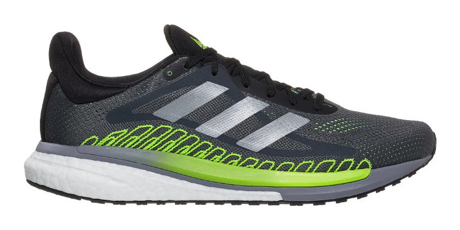 adidas Solar Glide ST 3 in Grey / Silver / Green