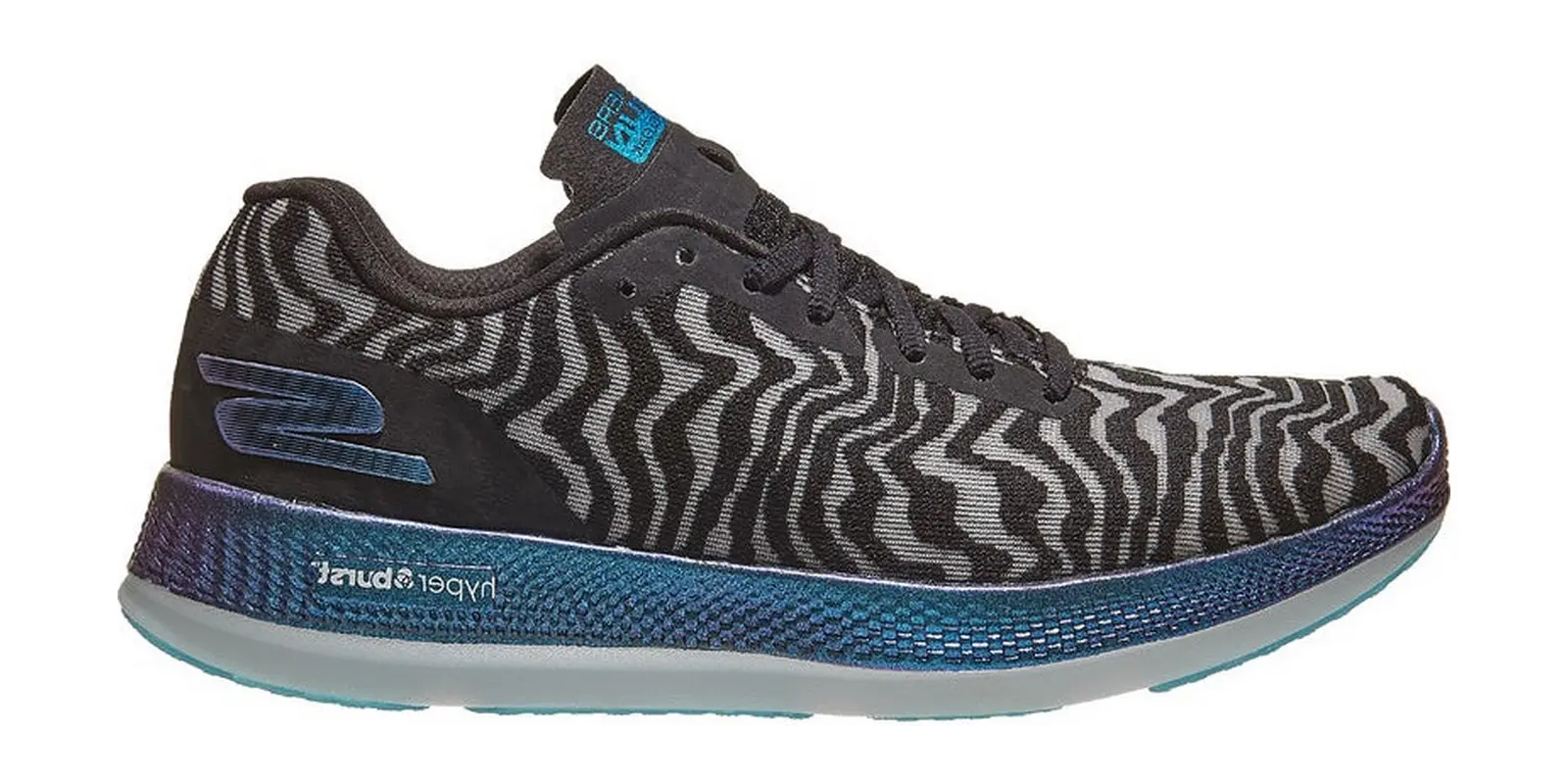 Skechers GOrun Razor 3 Cloak in Black / Blue