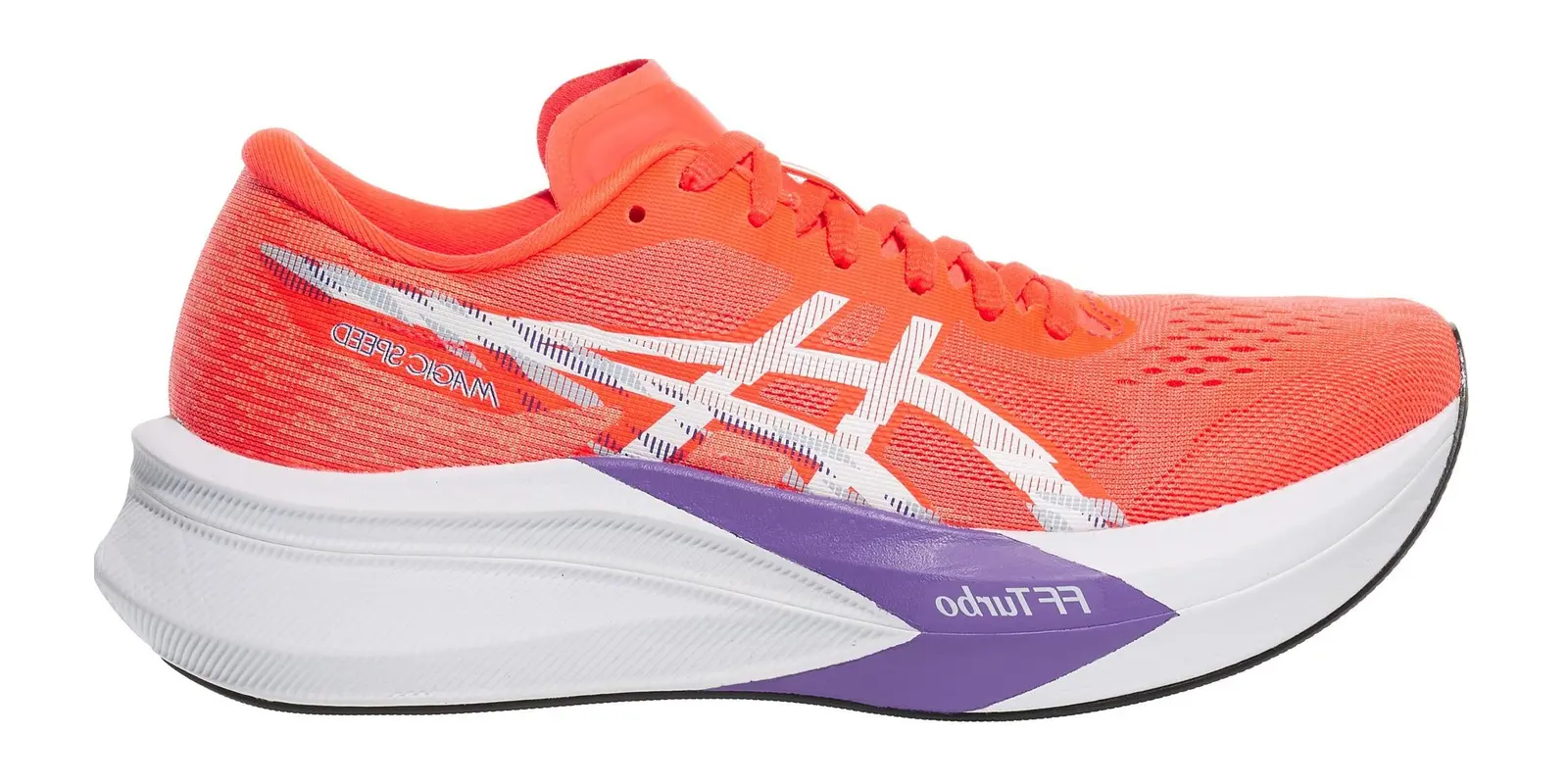 ASICS Magic Speed in Flash Red / White