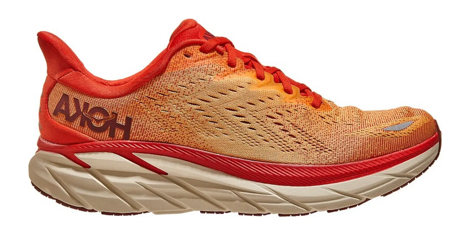 HOKA Clifton 8 in Fiestaorange