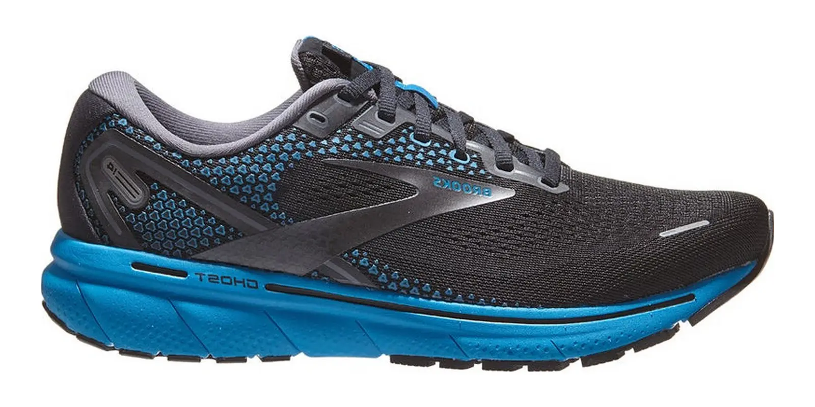 Brooks Ghost 14 in Black / Pearl / Blue