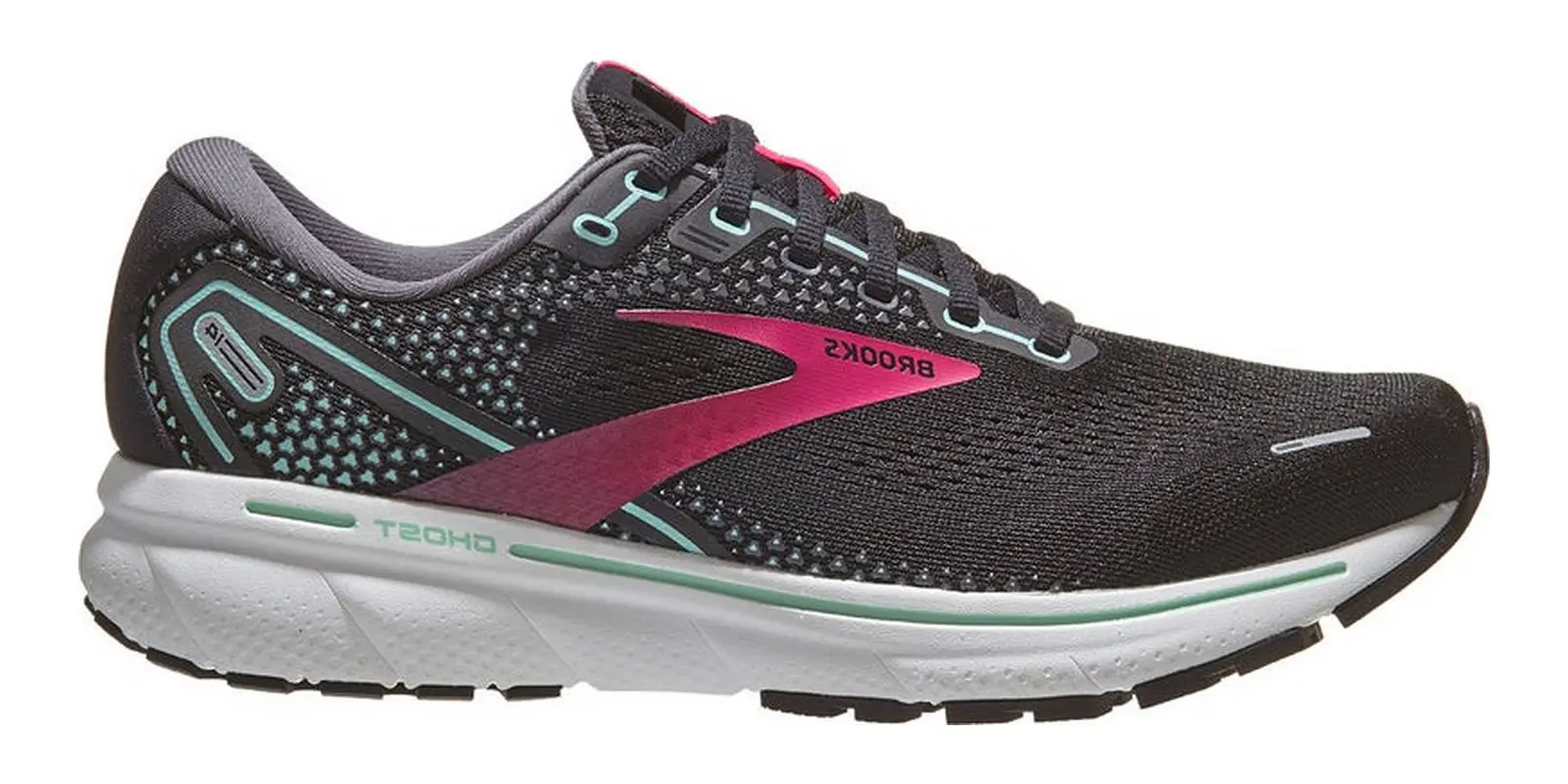 Brooks Ghost 14 in Blackpinkyucca